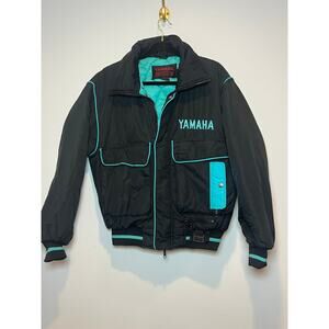 Vintage Yamaha Snowmobile Jacket 80s/90s Mens Size Med Mint Condition Blue Black